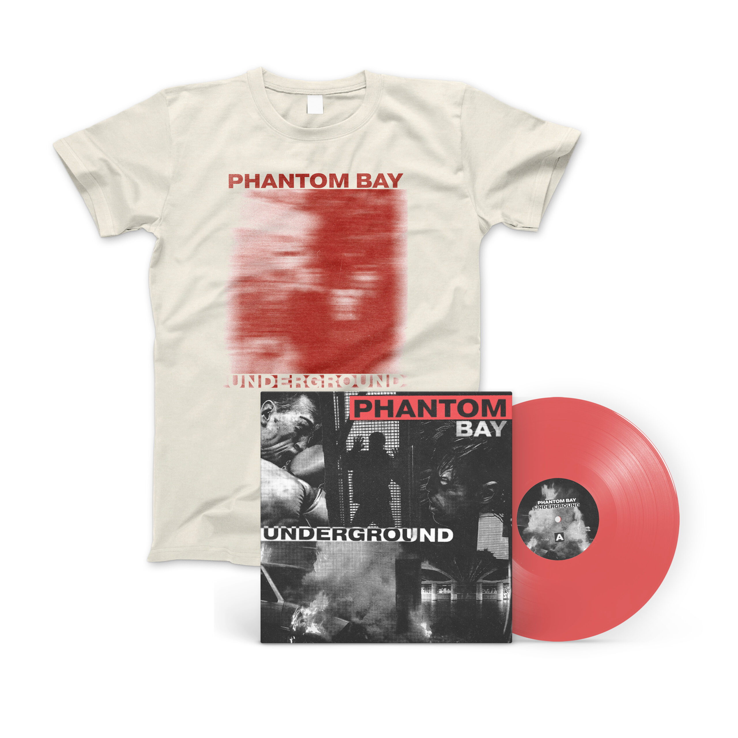 Phantom Bay - Vinyl+T-Shirt Cream Underground [Bundle]